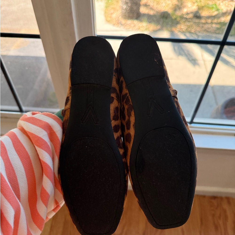 VIONIC Leather Leopard Print Square Toe Mary Jane… - image 4